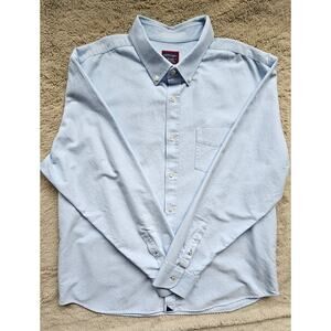 UNTUCKit Button Down Shirt 100% Cotton, Long Sleeve, Blue, Mens Sz XX-Large